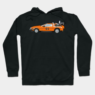 General Lee BTTF Delorean Hoodie